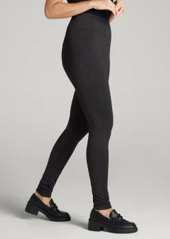 Textured Back-Pocket Leggings for Tall Women