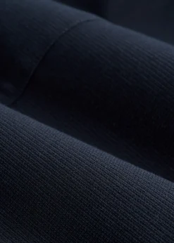 Textured Garment Washed Stretch Cotton Blazer for Tall Men