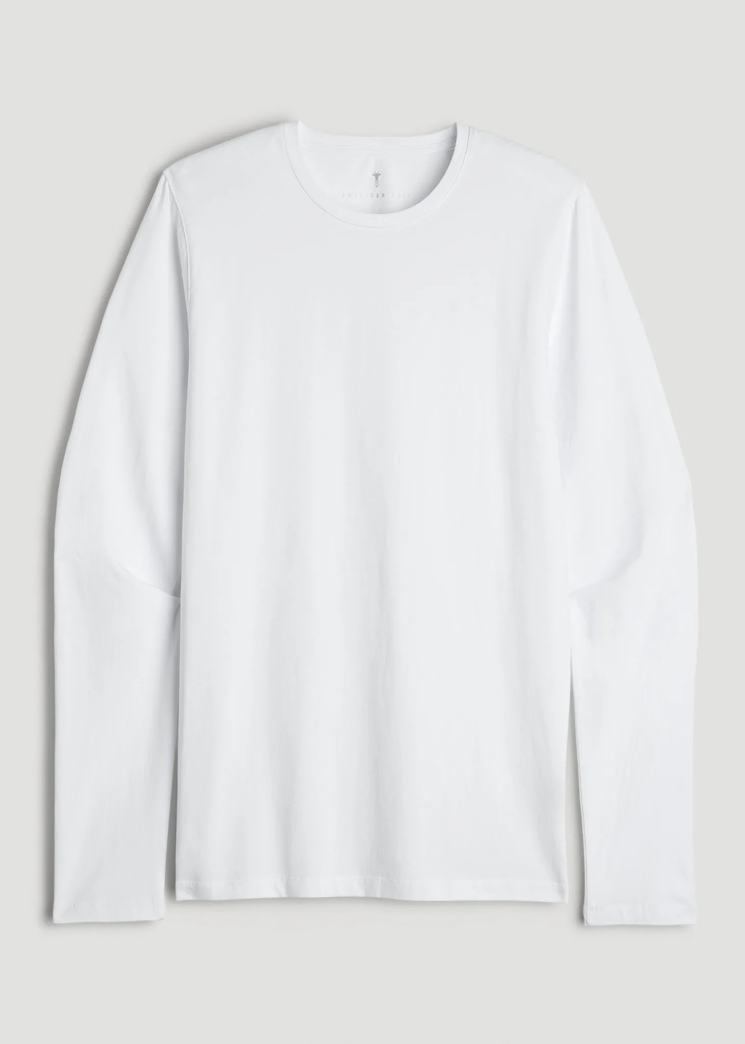 The Essential Modern Fit Crewneck Long Sleeve Tee for Tall Men