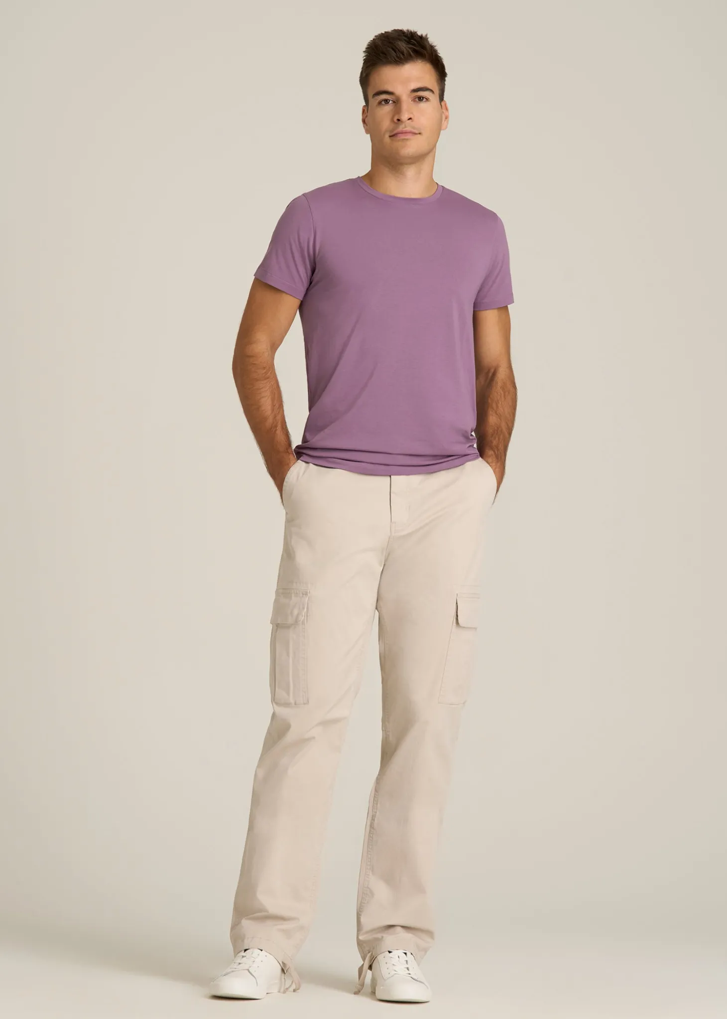 The Essential Modern Fit Crewneck Tee for Tall Men