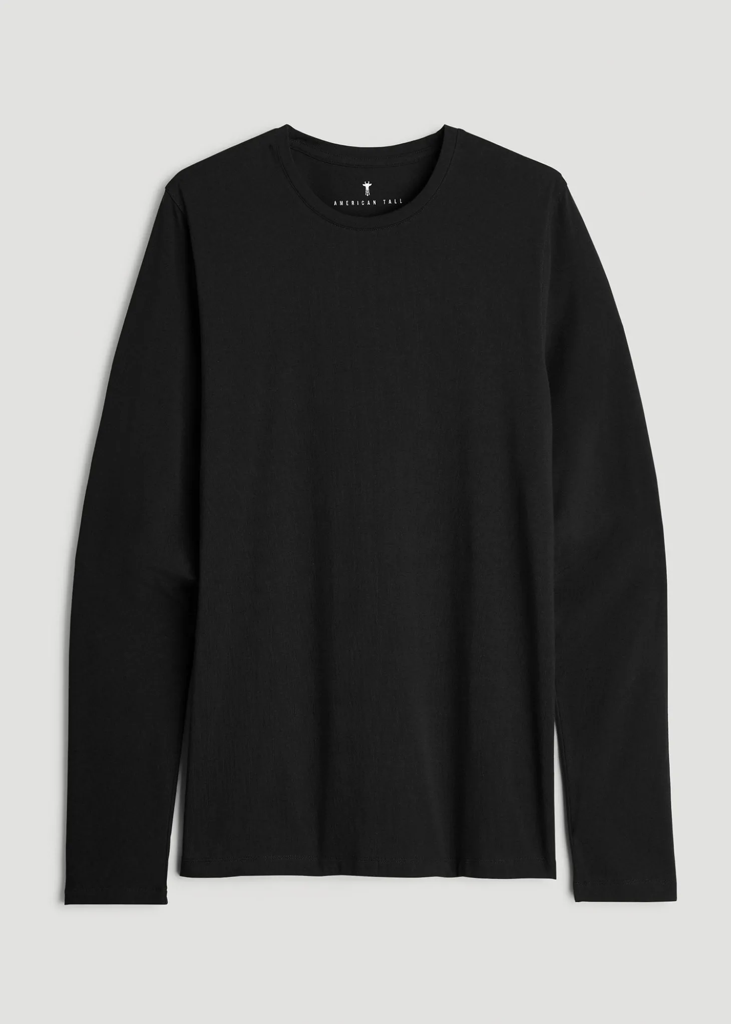 The Essential Modern Fit Crewneck Long Sleeve Tee for Tall Men