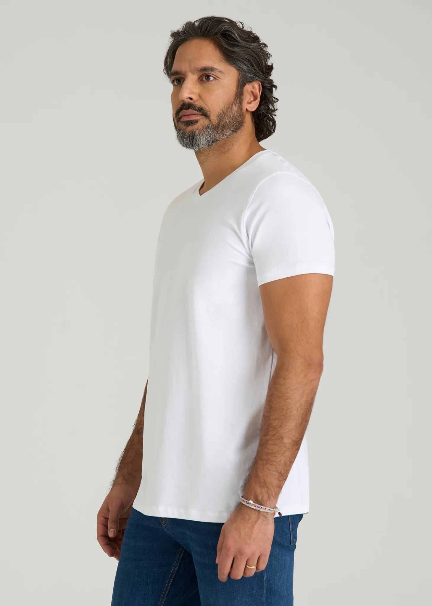 The Essential Modern Fit V-Neck Tee for Tall Men