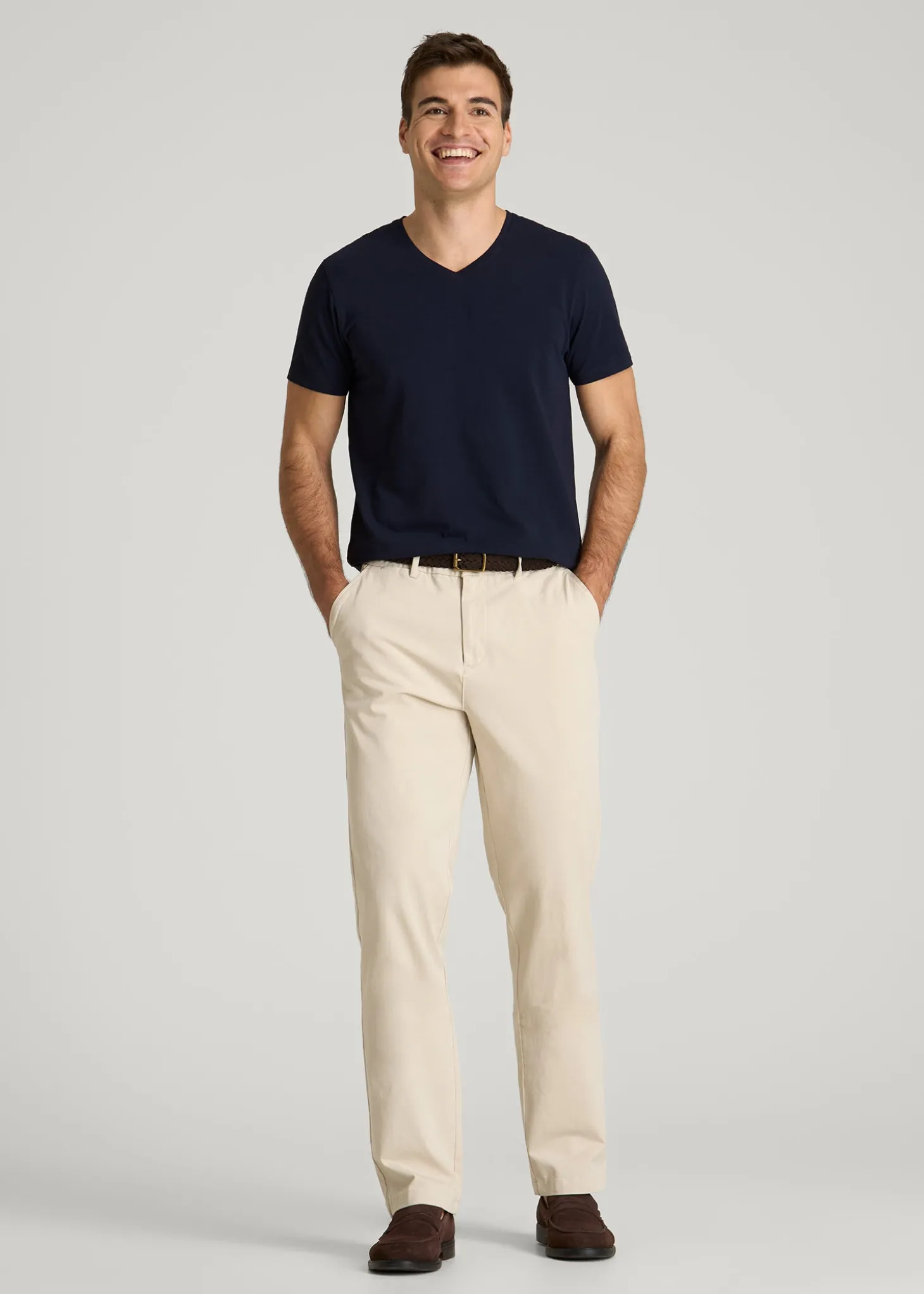 The Essential Modern Fit V-Neck Tee for Tall Men