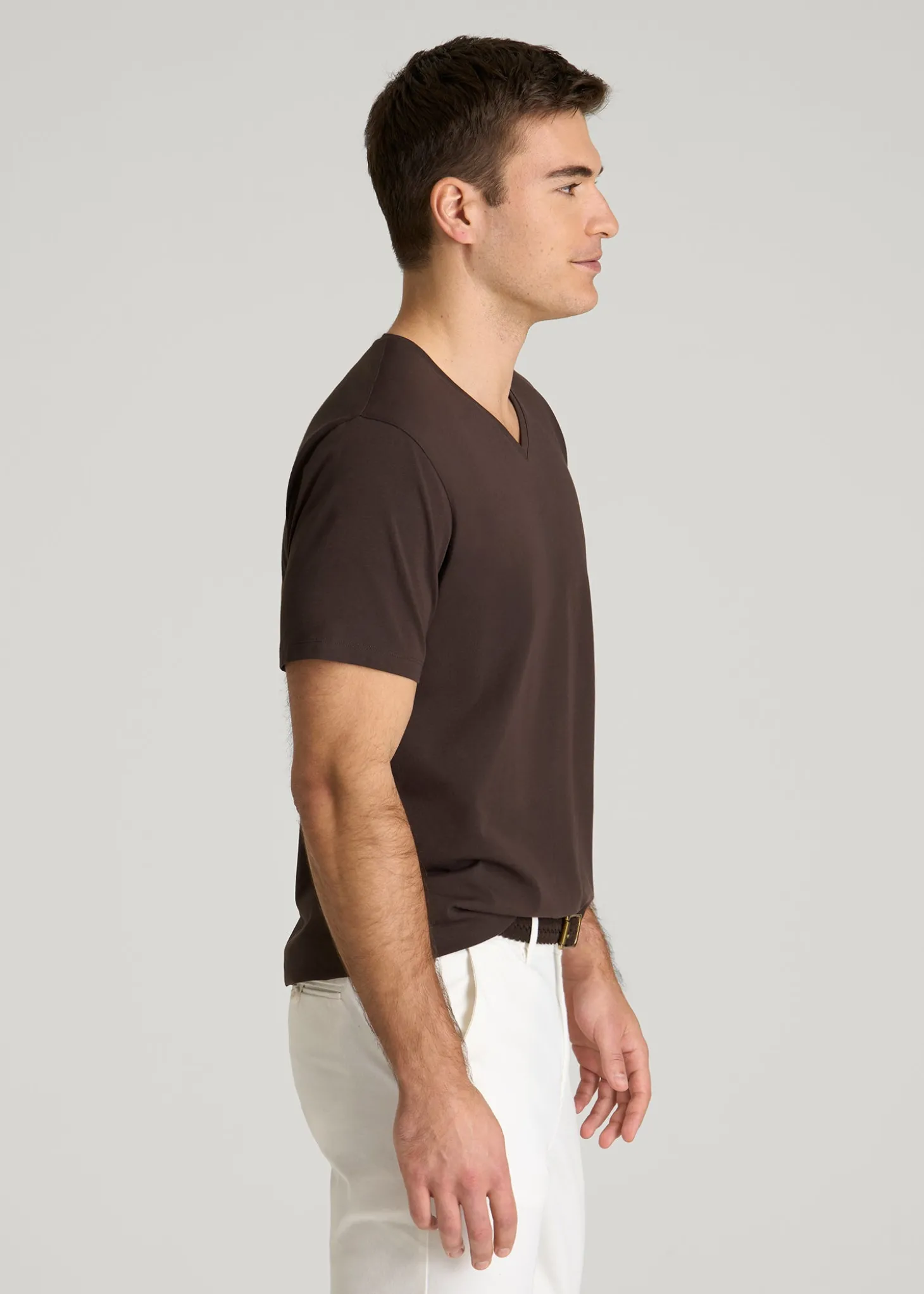 The Essential Modern Fit V-Neck Tee for Tall Men