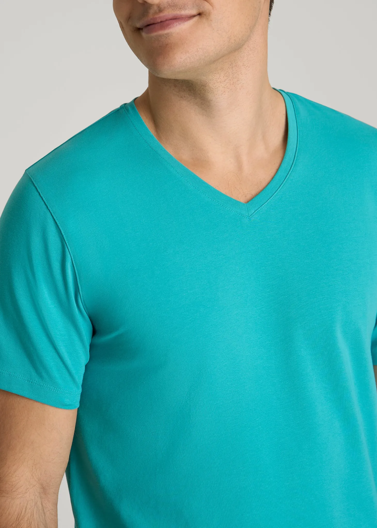 The Essential Modern Fit V-Neck Tee for Tall Men