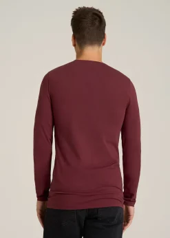 The Essential Slim Fit Long Sleeve Tee for Tall Men