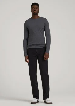 The Essential Slim Fit Long Sleeve Tee for Tall Men