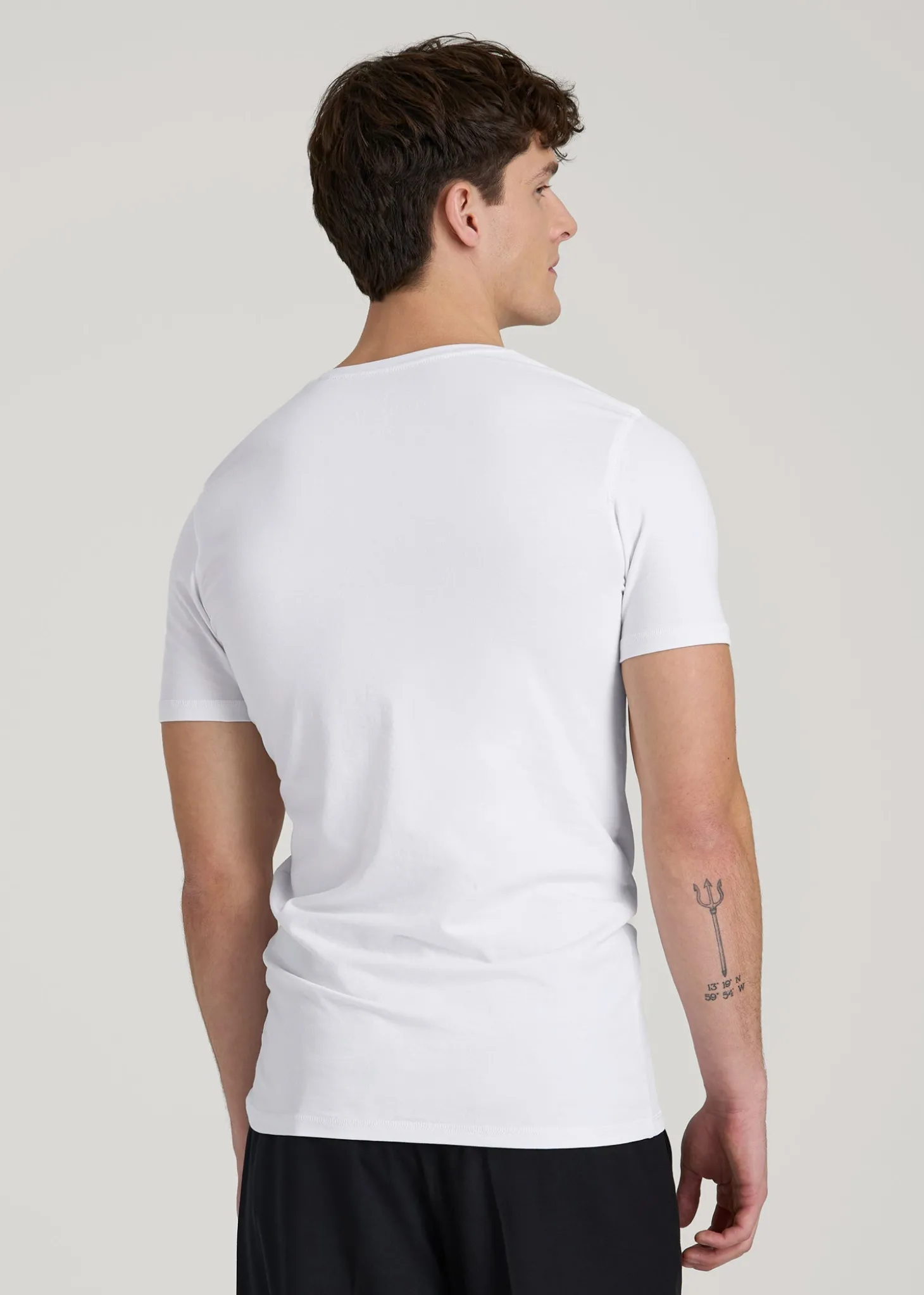 The Essential Slim Fit V-Neck Tee for Tall Men