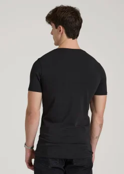 The Essential Slim Fit V-Neck Tee for Tall Men