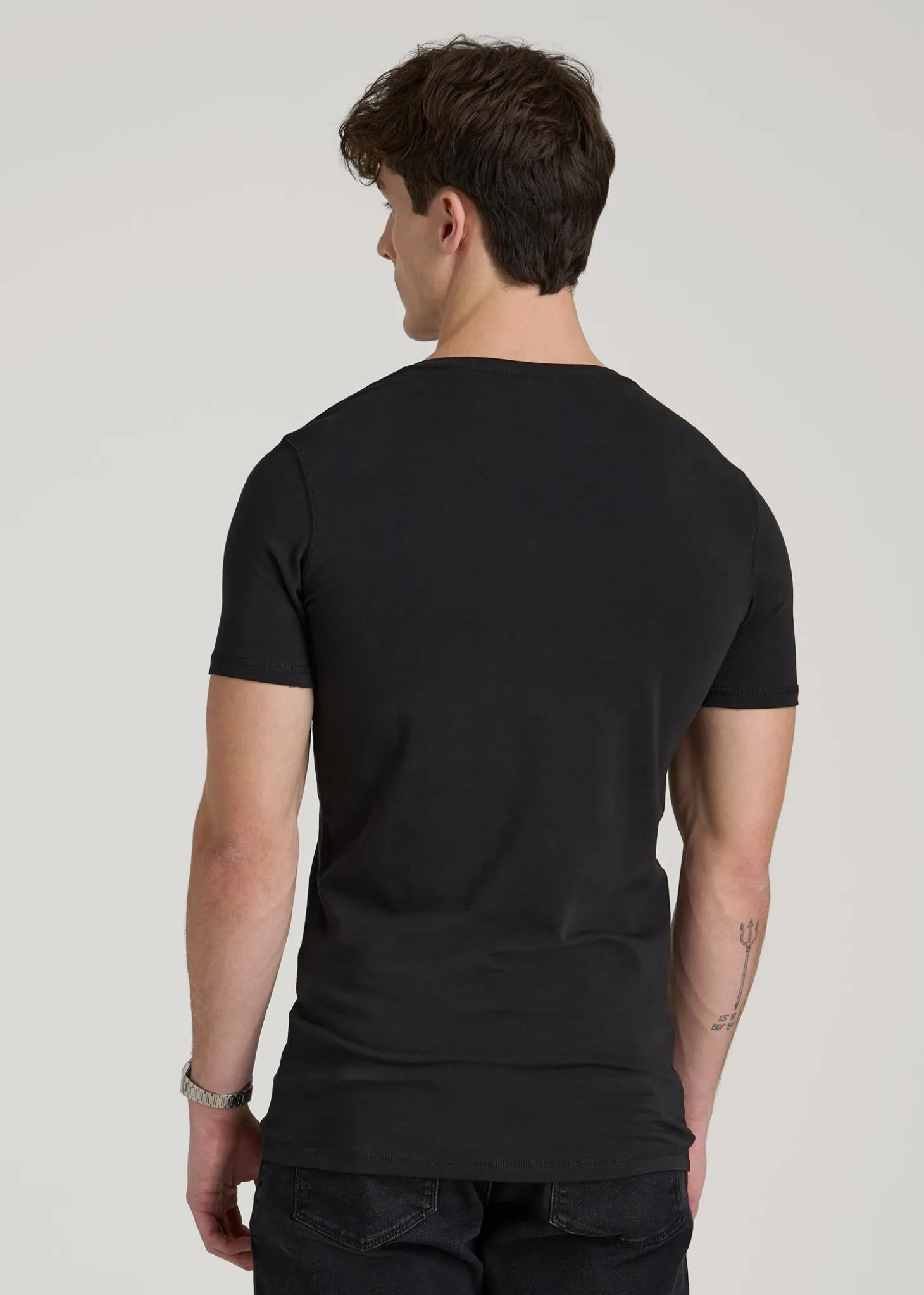 The Essential Slim Fit V-Neck Tee for Tall Men