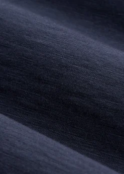 Three-Button Long Sleeve Slub Henley for Tall Men