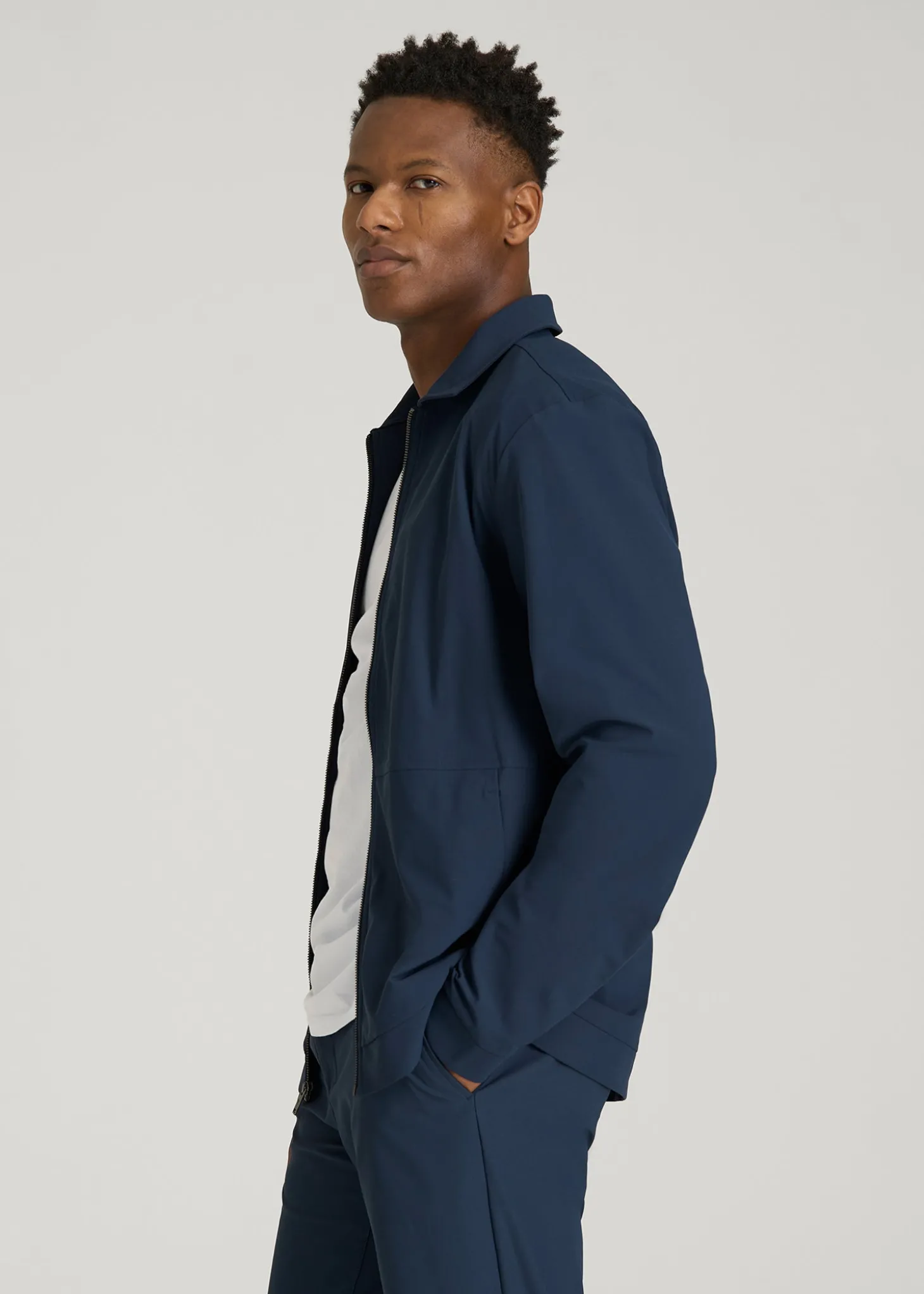 Traveler Bomber Jacket for Tall Men