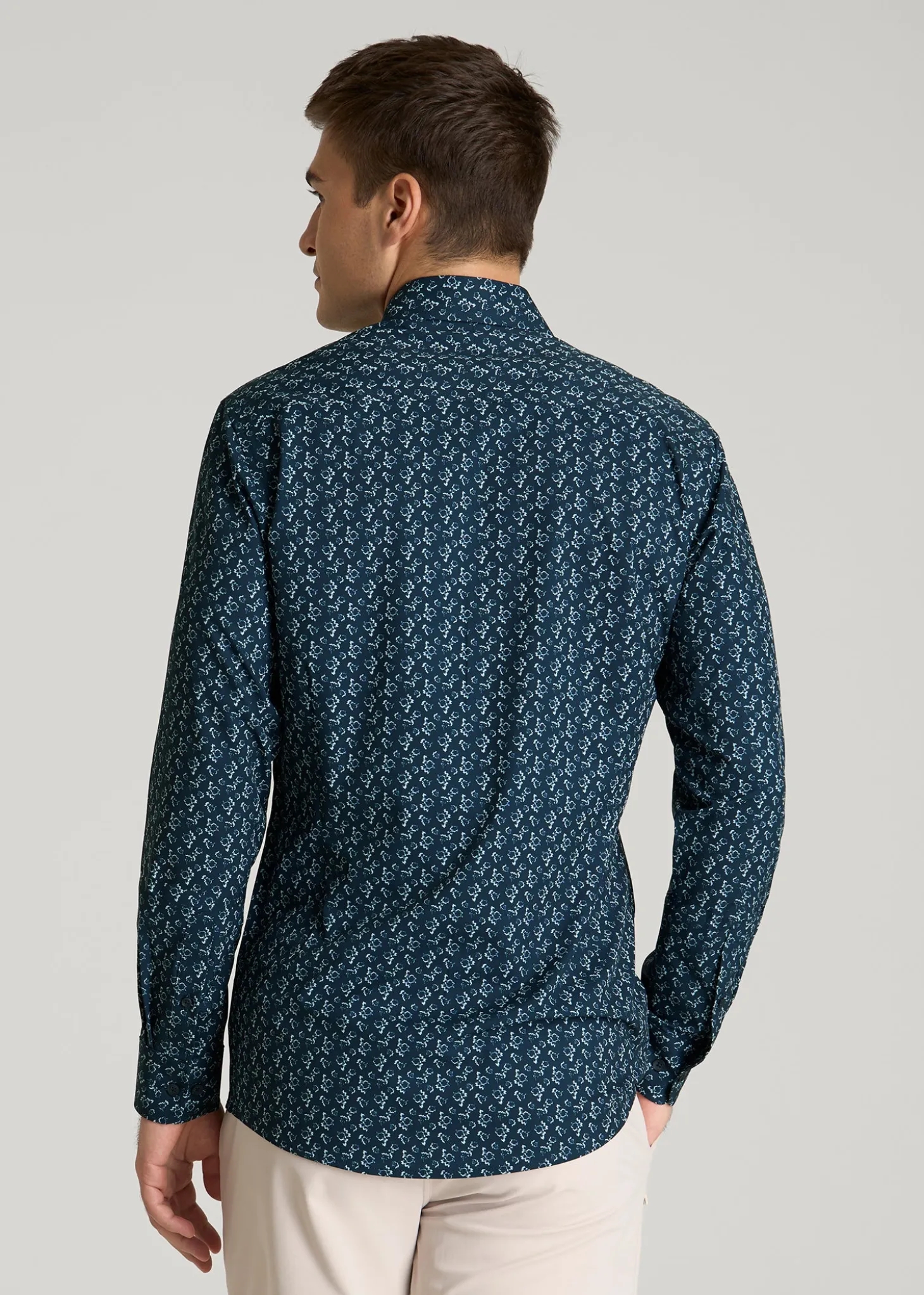 Traveler Stretch Dress Shirt for Tall Men