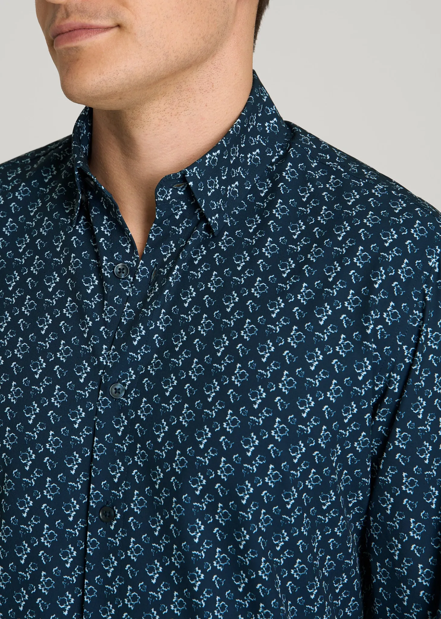 Traveler Stretch Dress Shirt for Tall Men