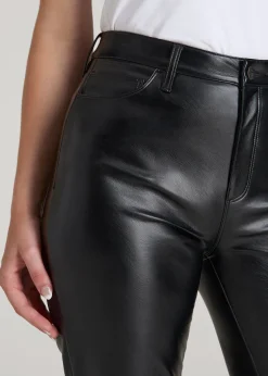 True Touch Leather Straight Leg Pants for Tall Women