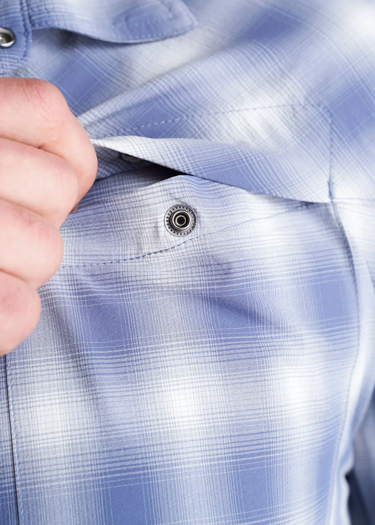 Ultra Lightweight Snap-Front Shirt for Tall Men