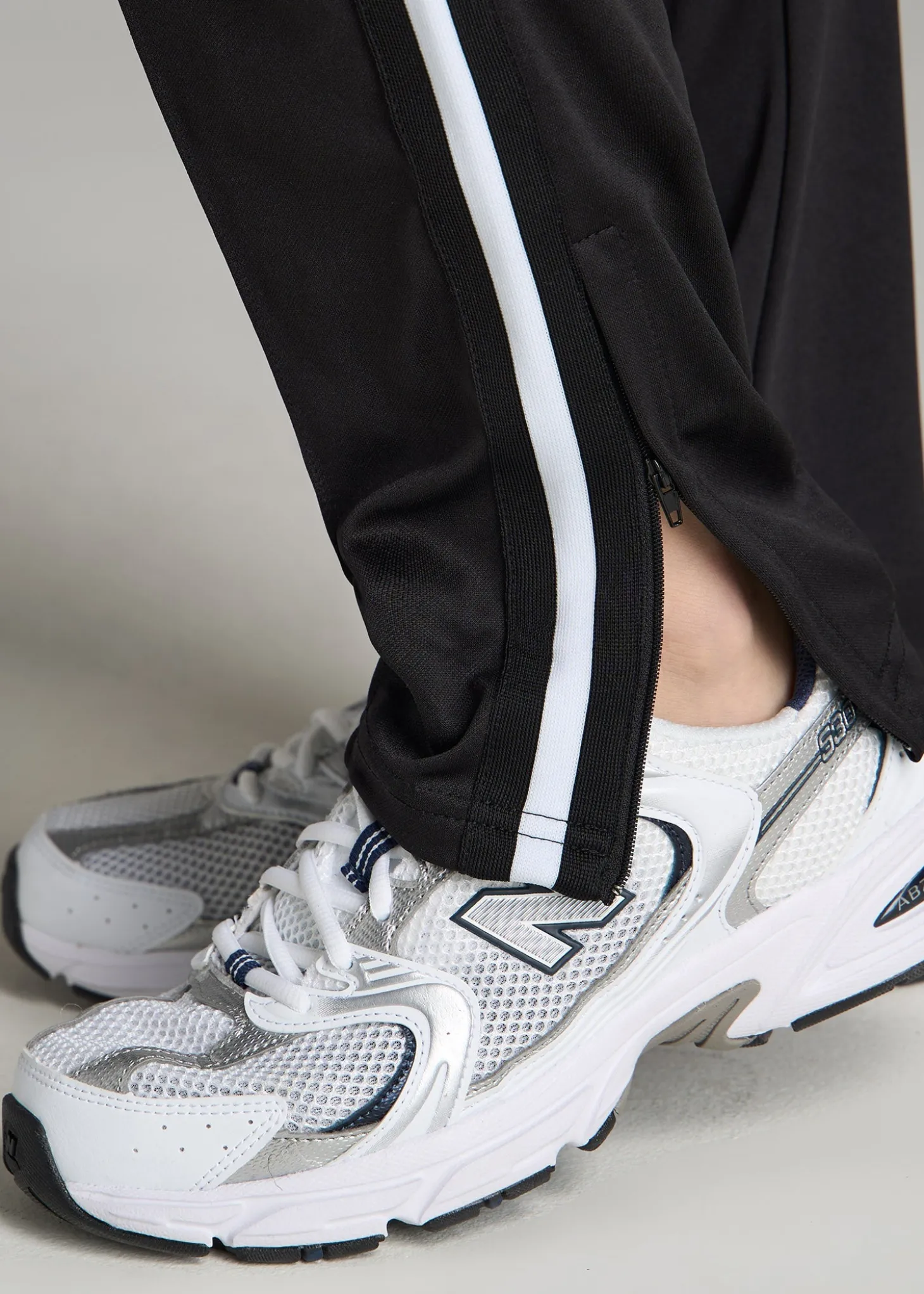 Ultra Lightweight Tricot Athletic Stripe Pants for Tall Women