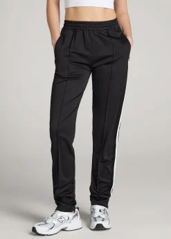 Ultra Lightweight Tricot Athletic Stripe Pants for Tall Women