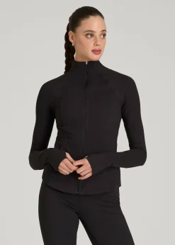 Ultra Soft Athletic Zip Up Jacket for Tall Women