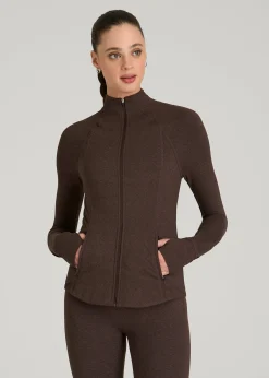 Ultra Soft Athletic Zip Up Jacket for Tall Women