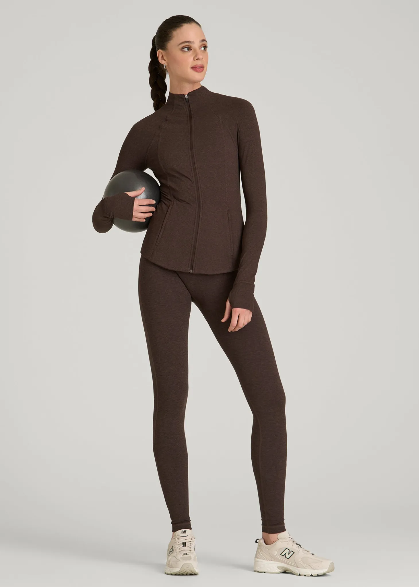 Ultra Soft Athletic Zip Up Jacket for Tall Women