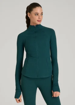 Ultra Soft Athletic Zip Up Jacket for Tall Women