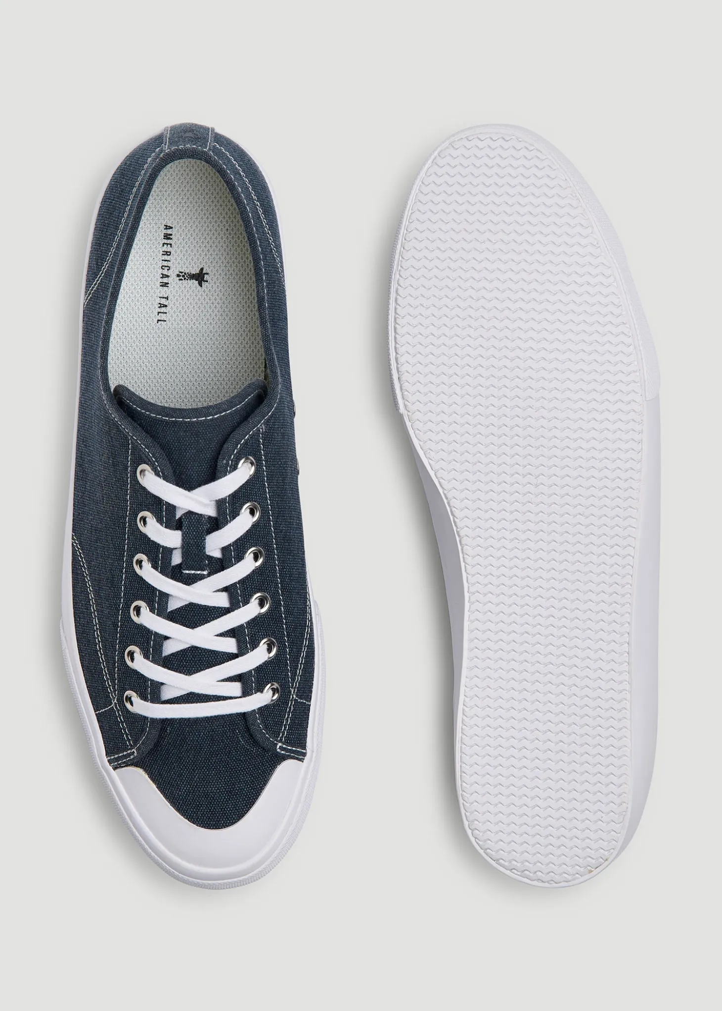 Vulcanized Sneaker for Tall Men