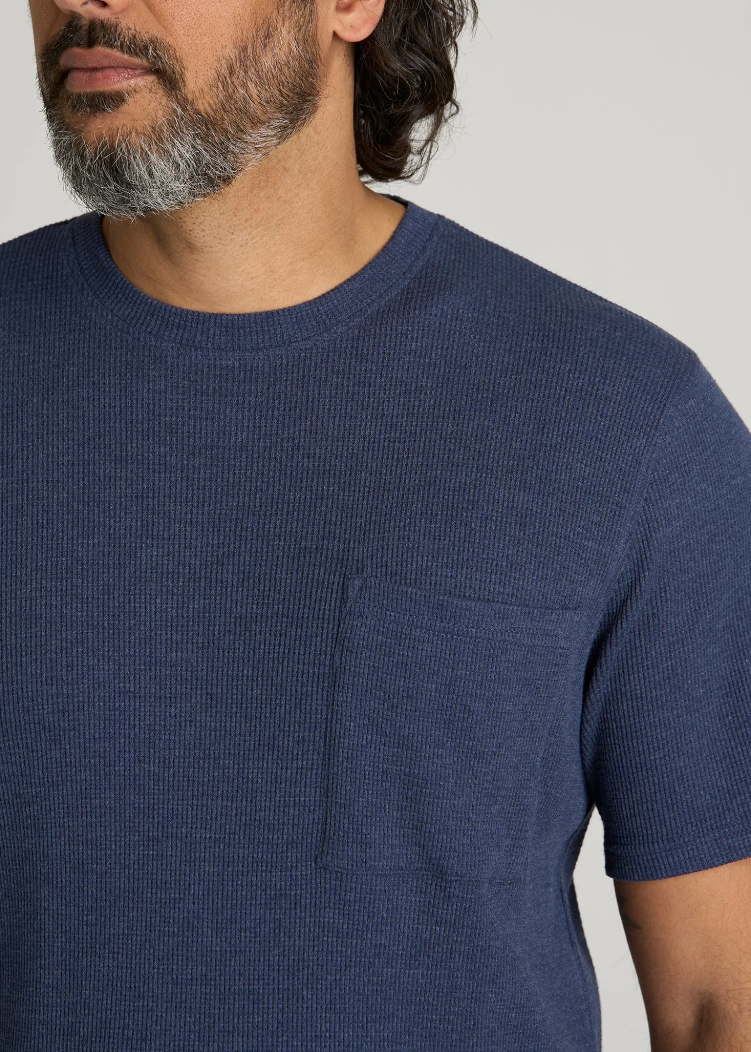 Waffle Lounge Top for Tall Men