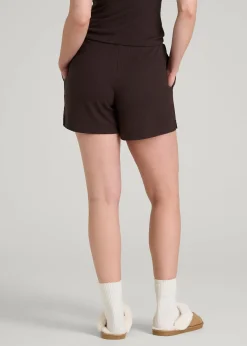 Waffle Sleep Shorts for Tall Women