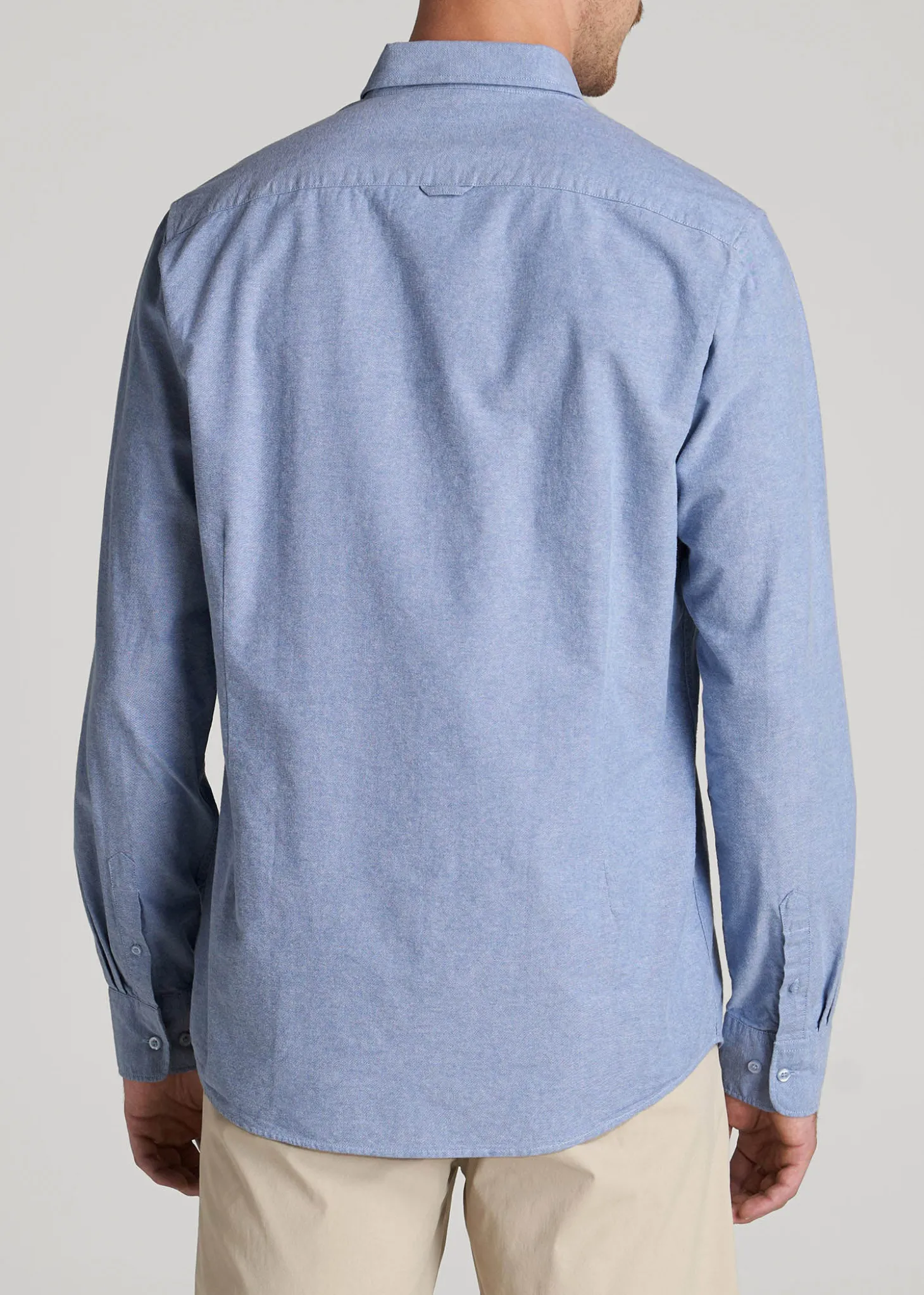 Washed Oxford Shirt for Tall Men