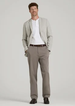4 Way Stretch Commuter RELAXED Chino Pants for Tall Men