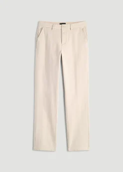 4 Way Stretch Commuter STRAIGHT Leg Chino Pants for Tall Men