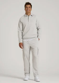 Wearever Fleece Collared Sweatshirt for Tall Men