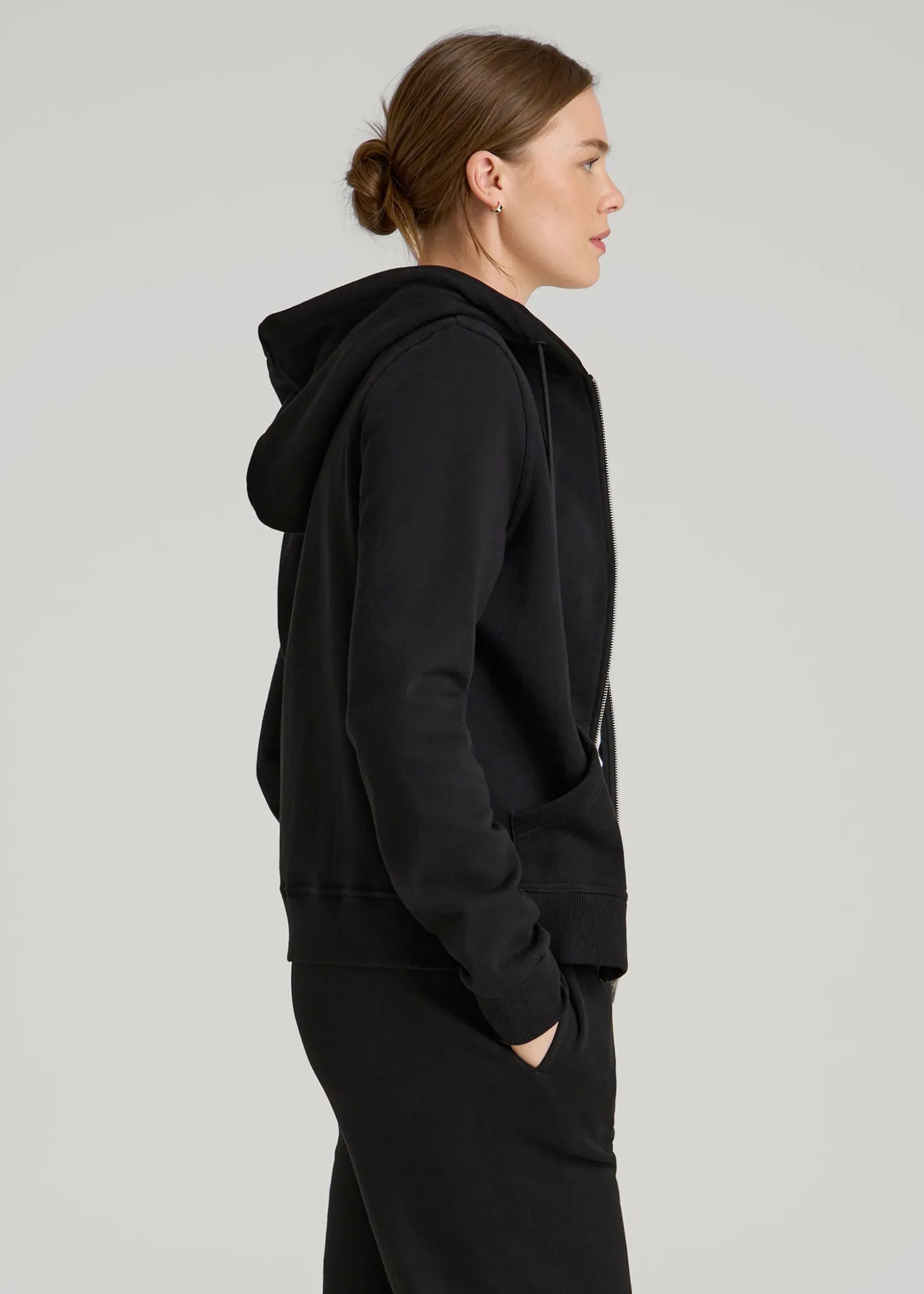 Wearever Fleece Full-Zip Hoodie for Tall Women
