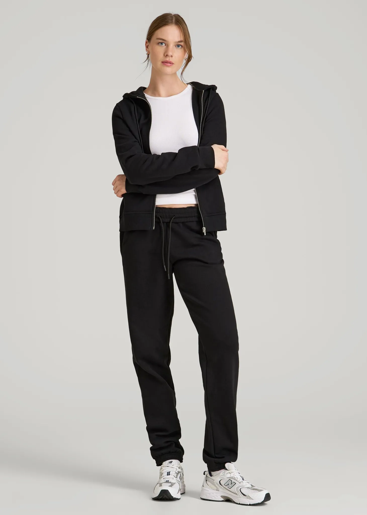 Wearever Fleece Full-Zip Hoodie for Tall Women