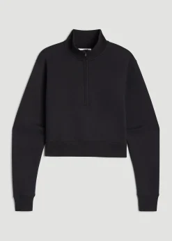 Wearever 2.0 Fleece Half-Zip Cropped Sweatshirt for Tall Women