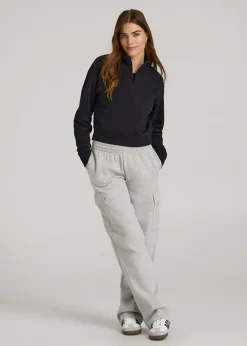 Wearever 2.0 Fleece Half-Zip Cropped Sweatshirt for Tall Women