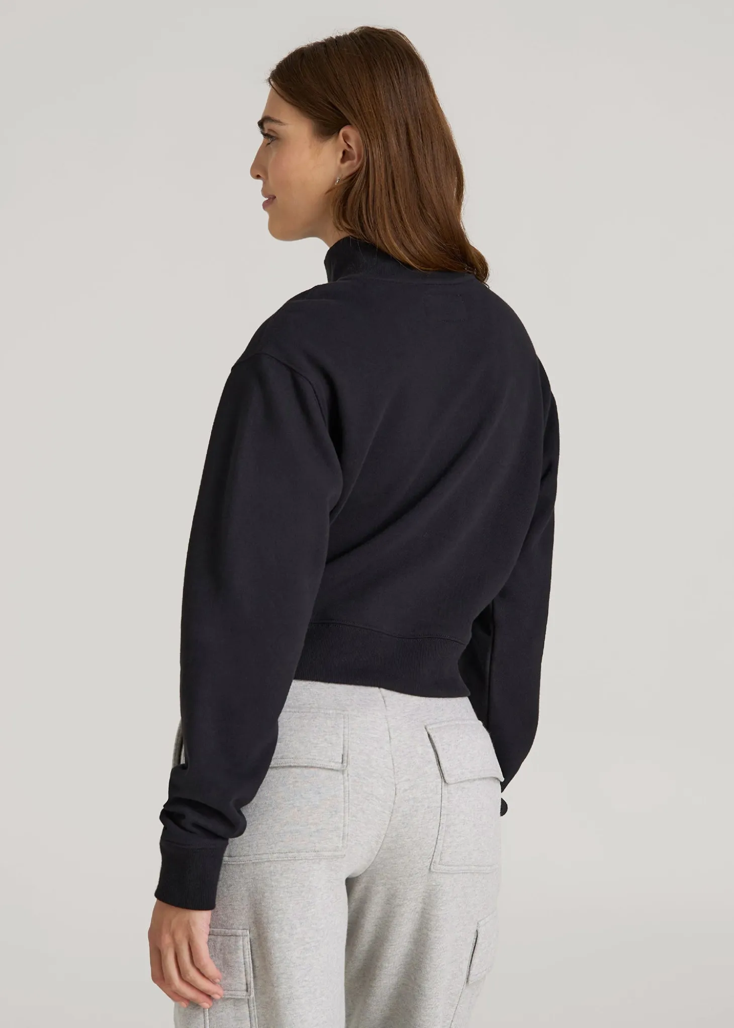 Wearever 2.0 Fleece Half-Zip Cropped Sweatshirt for Tall Women