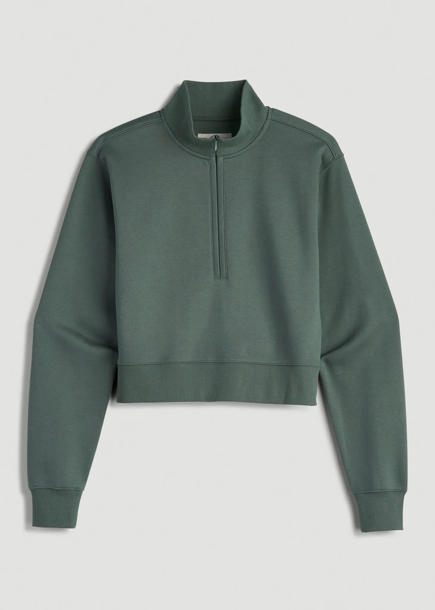 Wearever 2.0 Fleece Half-Zip Cropped Sweatshirt for Tall Women