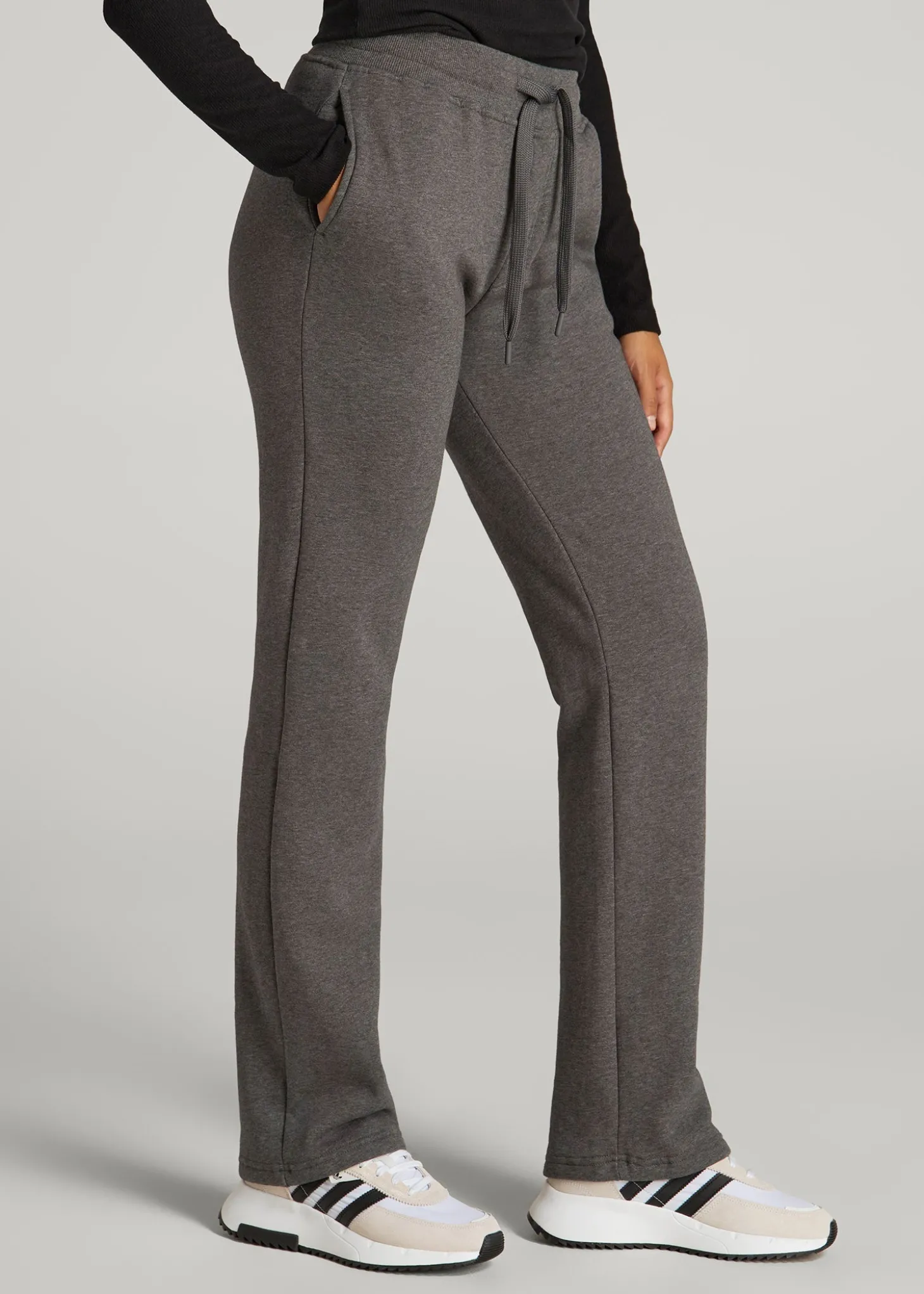 Wearever Fleece Open-Bottom Sweatpants for Tall Women