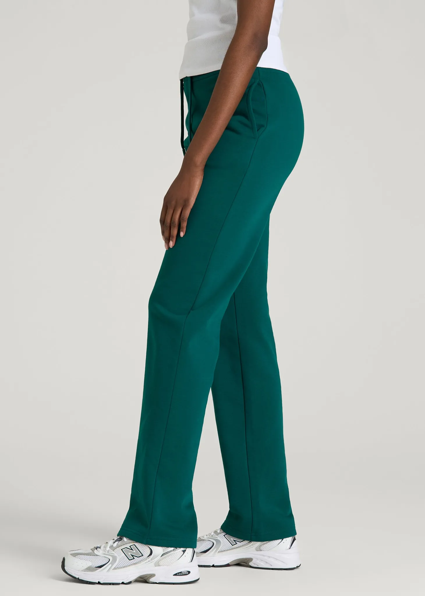 Wearever Fleece Open-Bottom Sweatpants for Tall Women