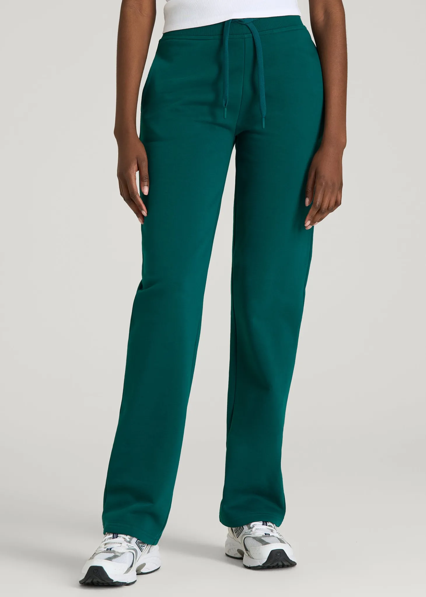 Wearever Fleece Open-Bottom Sweatpants for Tall Women