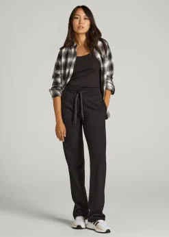 Wearever Fleece Open-Bottom Sweatpants for Tall Women