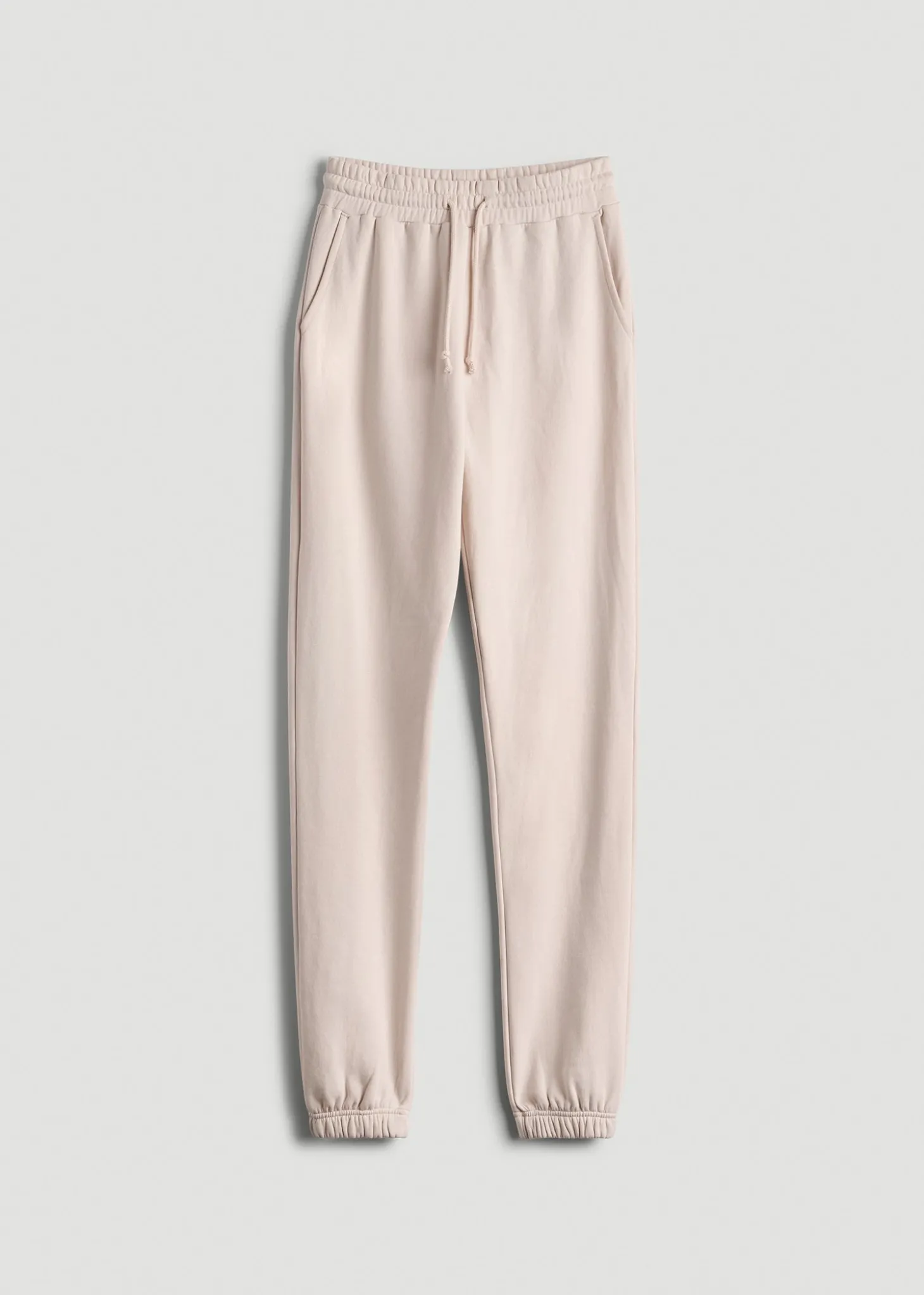 Wearever Fleece Slim Fit High-Waisted Garment Dye Sweatpants for Tall Women
