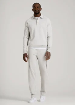 Wearever Fleece Straight Leg Cargo Sweatpant for Tall Men