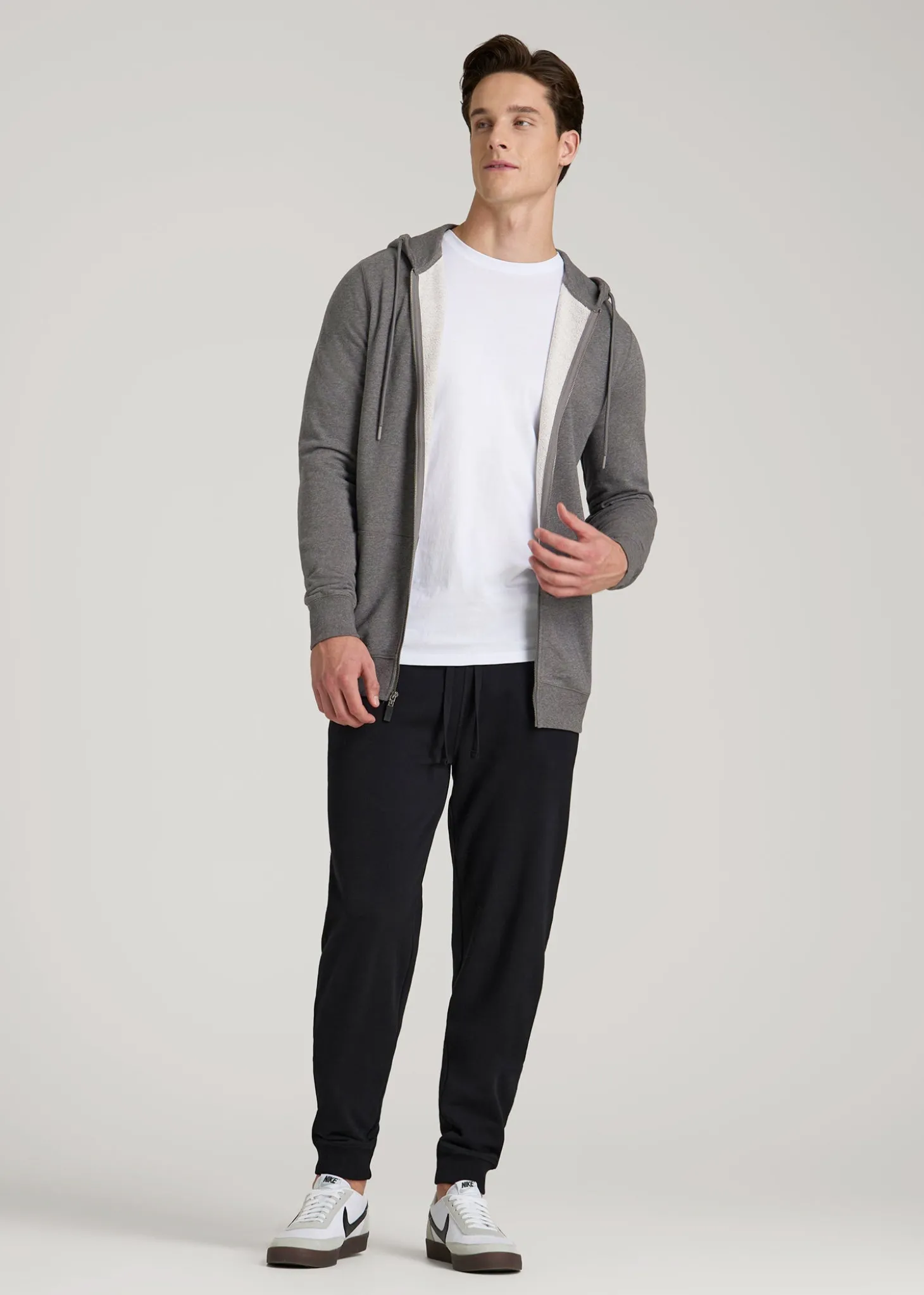 Wearever French Terry Full-Zip Hoodie for Tall Men