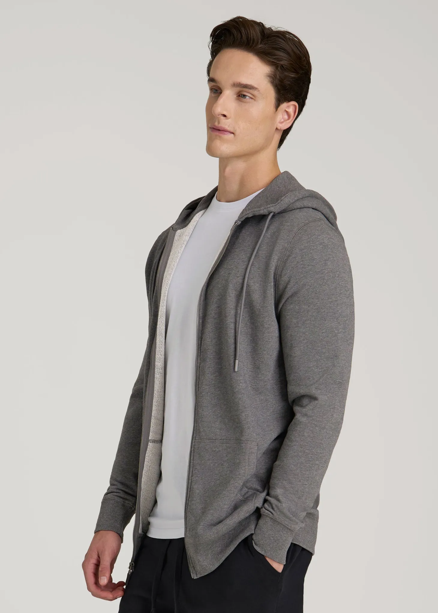 Wearever French Terry Full-Zip Hoodie for Tall Men