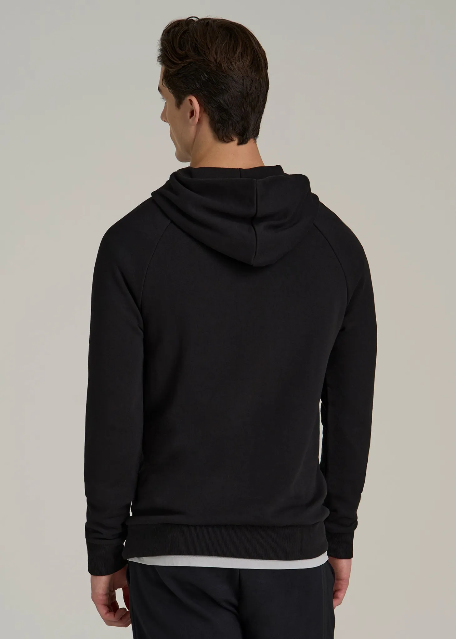Wearever French Terry Raglan Hoodie for Tall Men
