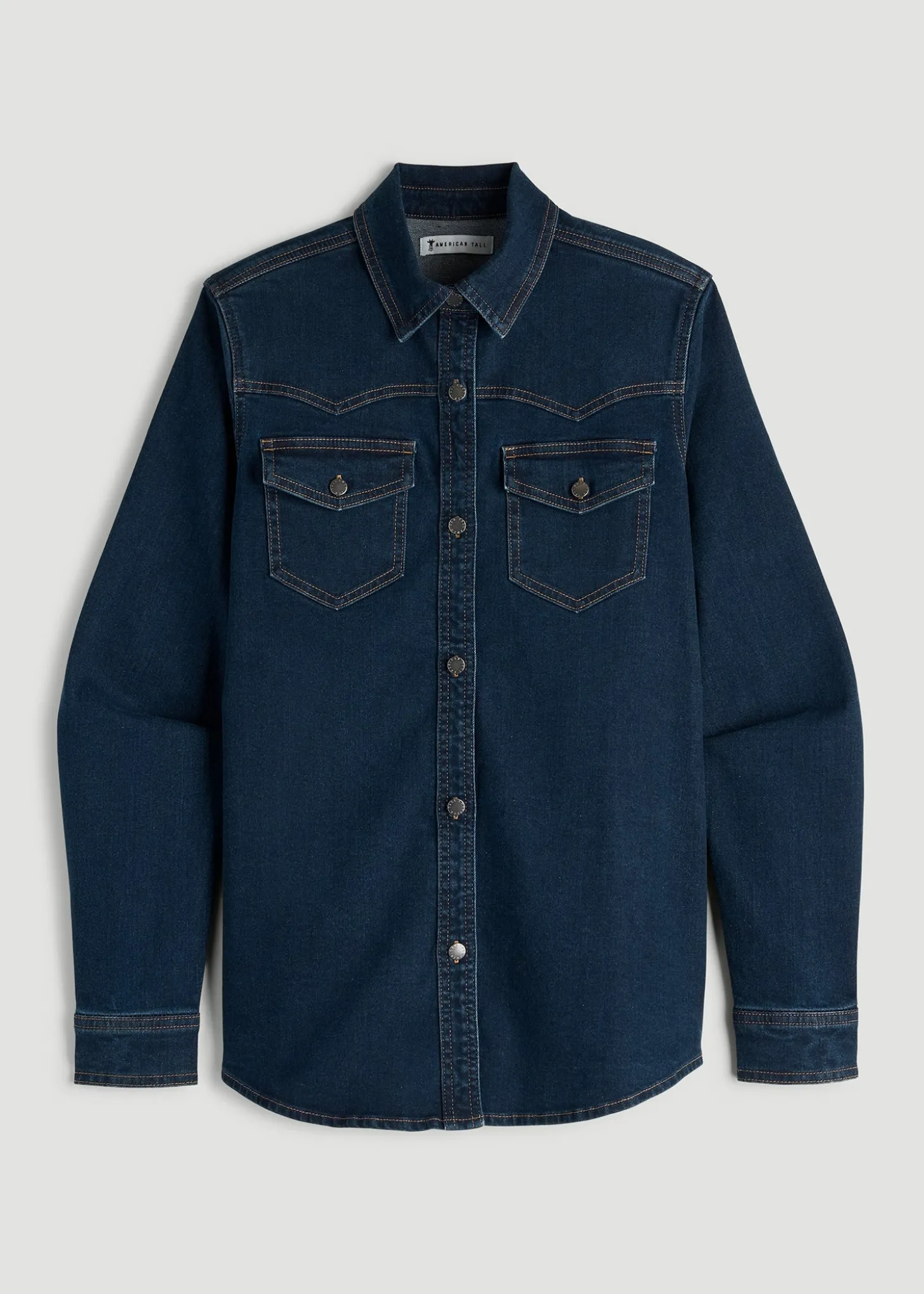 Western Denim Shirt for Tall Women