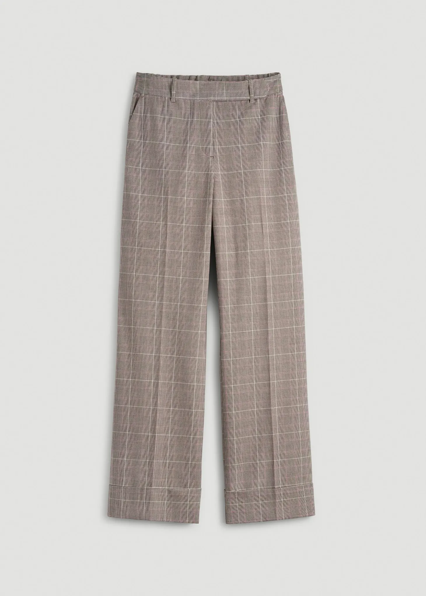 Wide-Leg Cuffed Pants for Tall Women